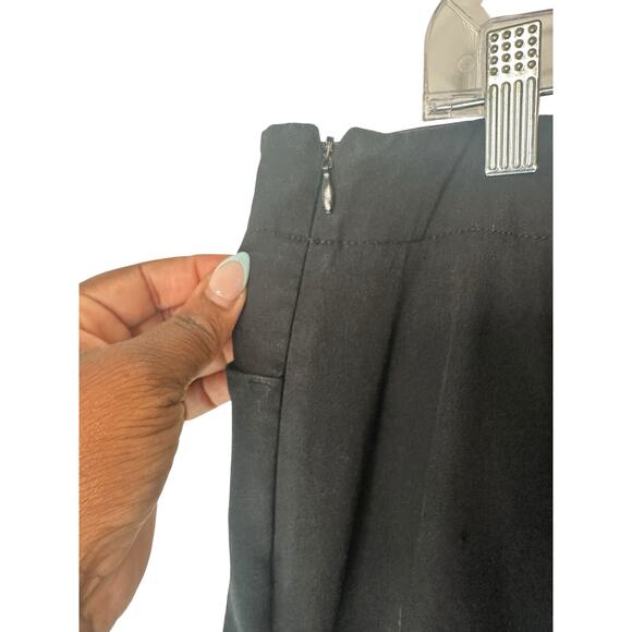 Talbots‎ Capri Pants Heritage Black Basic Side Zip Closure Office Casual Size 14 - Picture 5 of 13